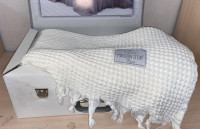 Покривало вафельне Maison D'or Paris emeline krem 240x260 см Покривало вафельне Maison D'or Paris emeline krem 240x260 см